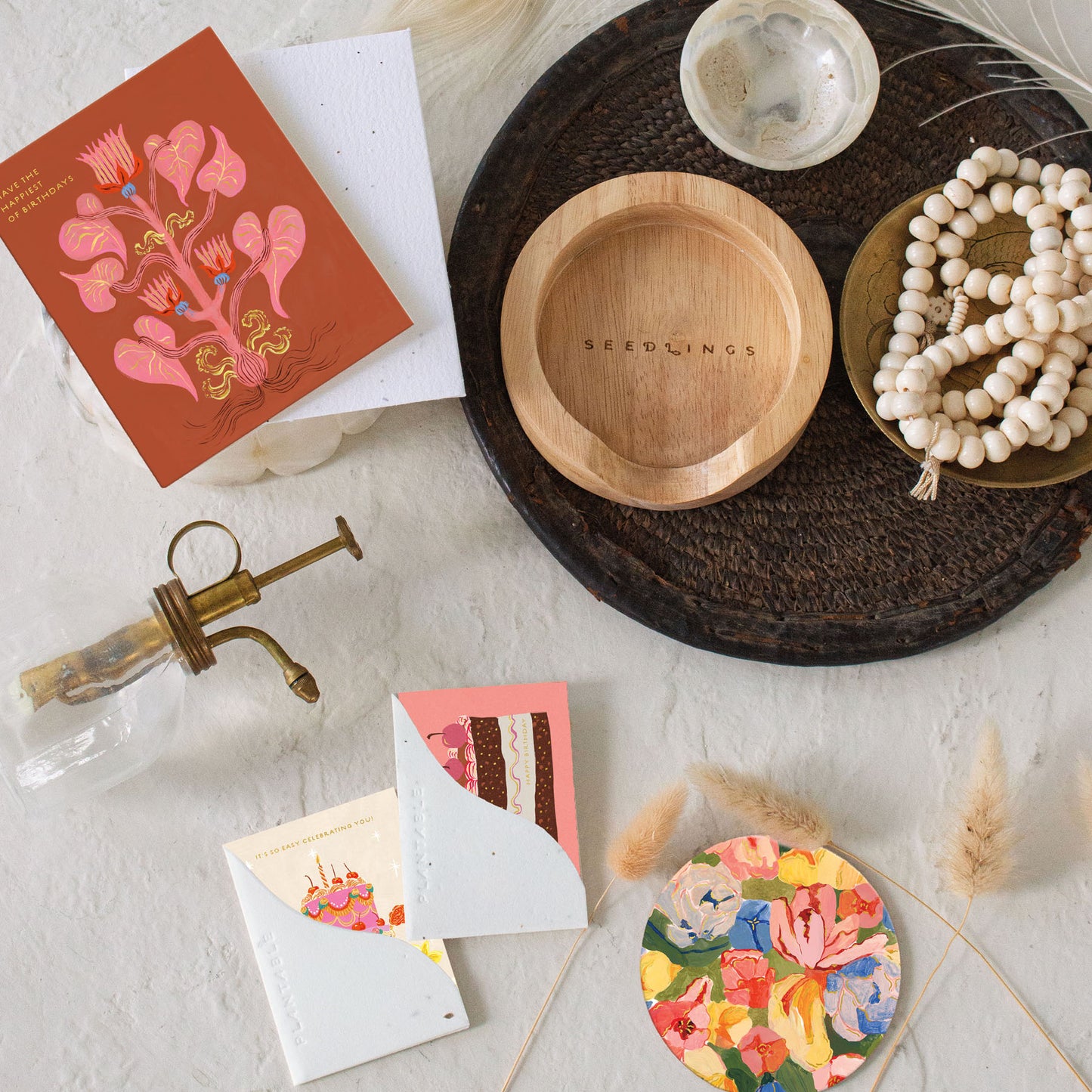 Slice Of Cake Mini Greeting Card