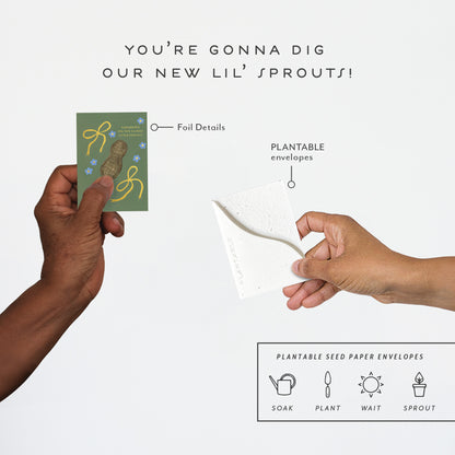 Little Peanut Mini Greeting Card