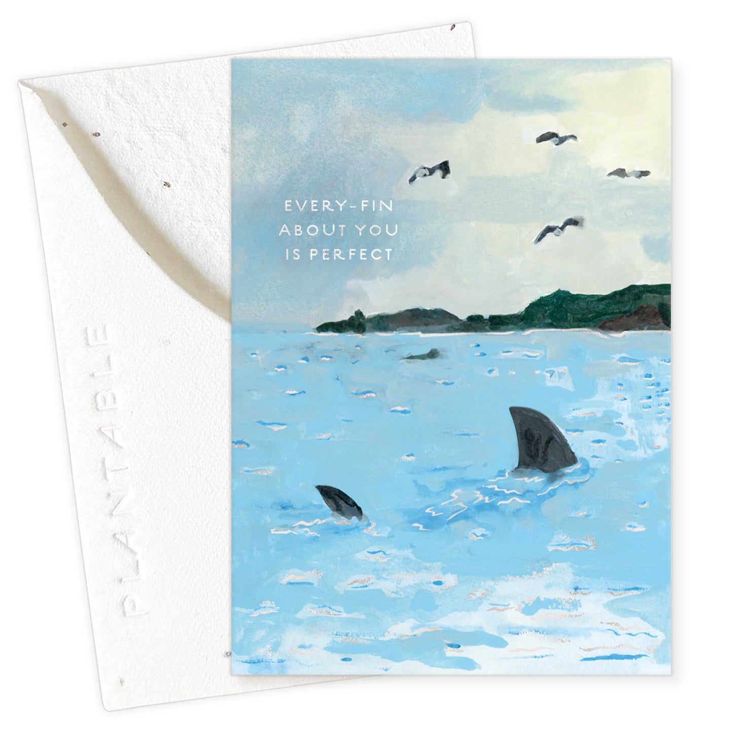 Fin Mini Greeting Card