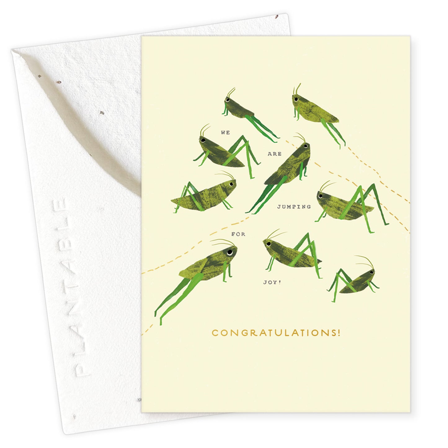 Jumping For Joy Mini Greeting Card
