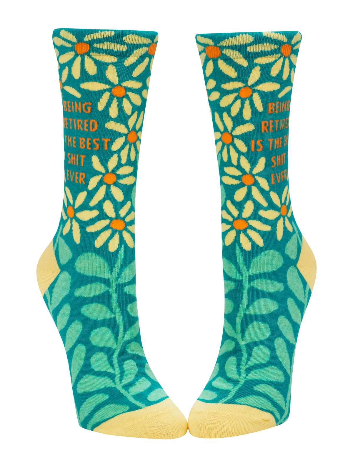 Women's Crew Socks Retired Is Best Shit