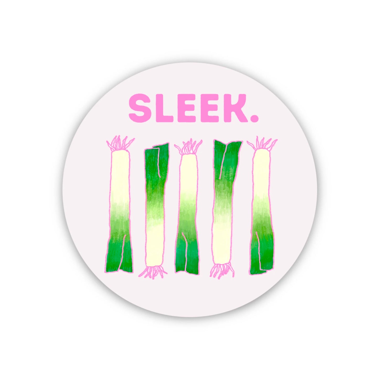 S3 Sleek Leek Sticker