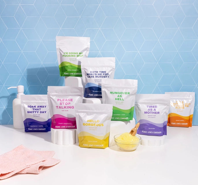 Soak Away That Shitty Day Epsom Salt Bath Soak