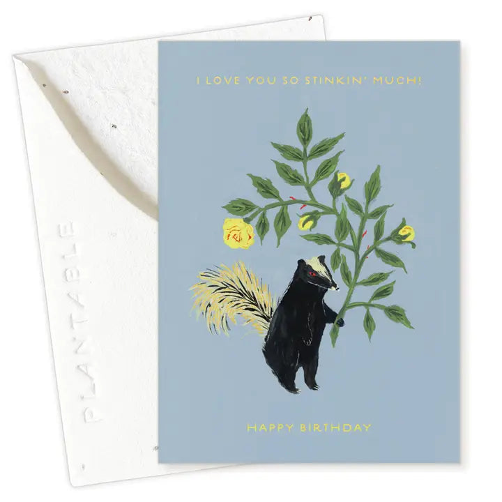 Stinker Sprout Mini Greeting Card