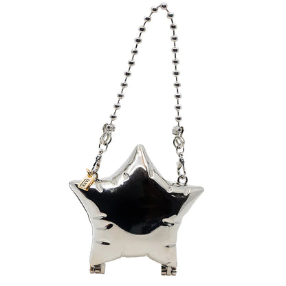 The Stella Silver Micro Bag