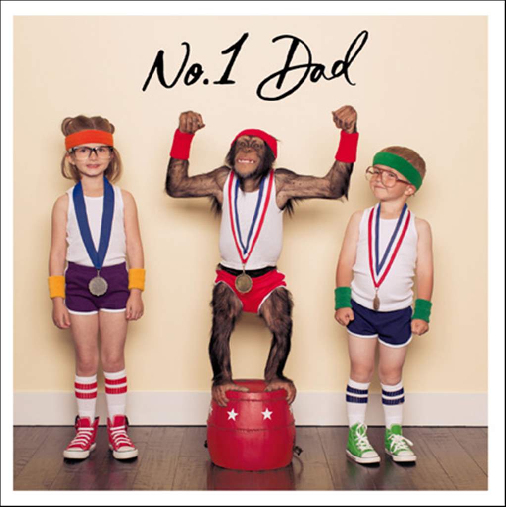 No. 1 Dad Father's Day Card