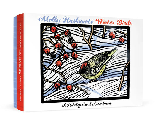 Molly Hashimoto Winter Birds Assorted Holiday Boxed Cards