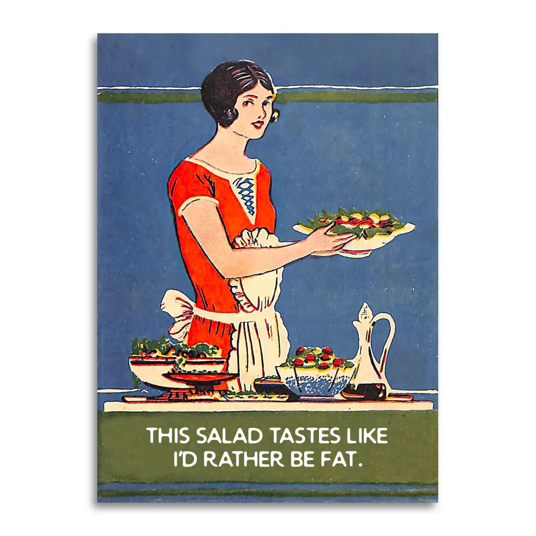 Salad Greeting Card