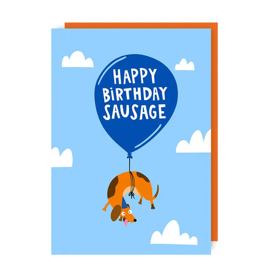 Birthday Sausage Dog Card