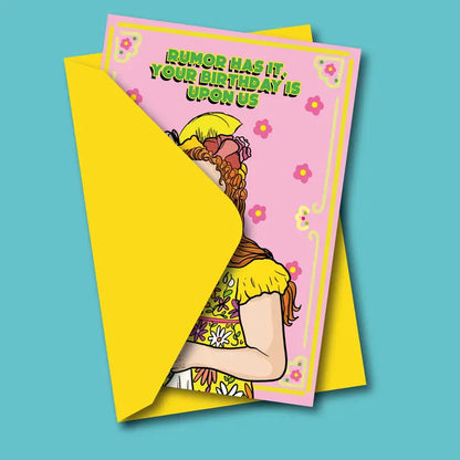 Rumor Has It Funny Birthday Greeting Card