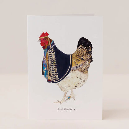 Jimi Hen Drix Card