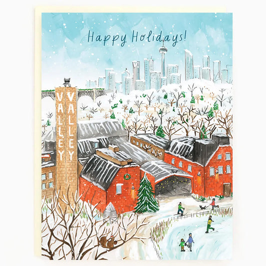Toronto Don Valley Evergreen Brick Works Holiday Card