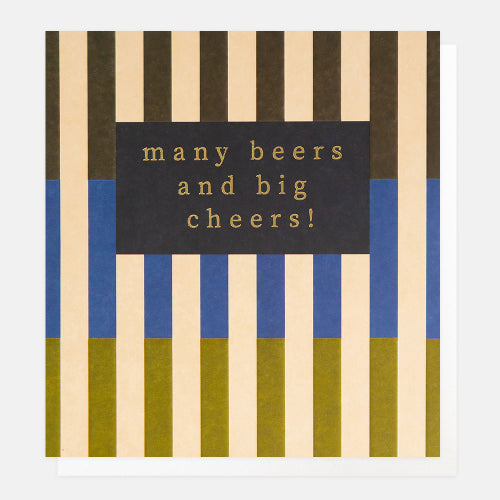 Many Beers And Big Cheers Multisplit Stripe Card