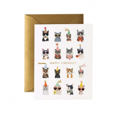 Cool Cats Birthday Boxed Cards