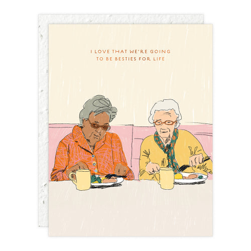 Forever Friends Mini Greeting Card