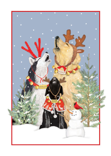 Singing Dogs Card