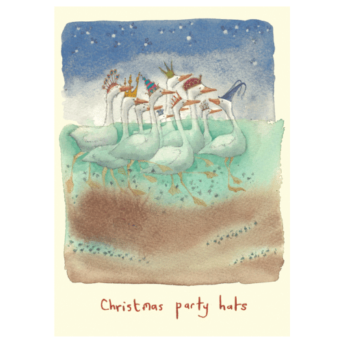 Christmas Party Hats Card