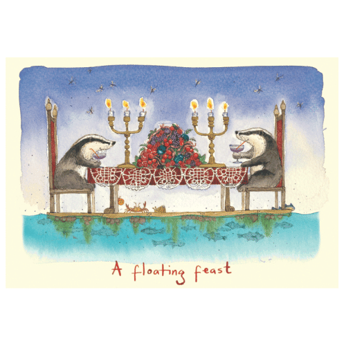A Floating Feast Card