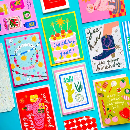 Birthday Girl Friendship Bracelet Greeting Card