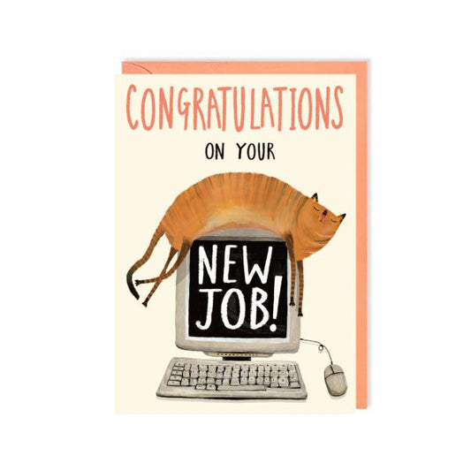 New Job, Cat Card