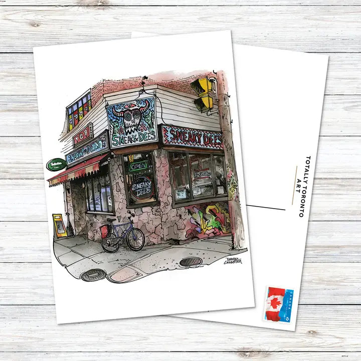 Sneaky Dee's Toronto Postcard