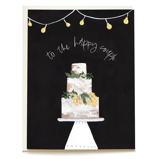 String Light Decorative Cake Wedding Greeting Card