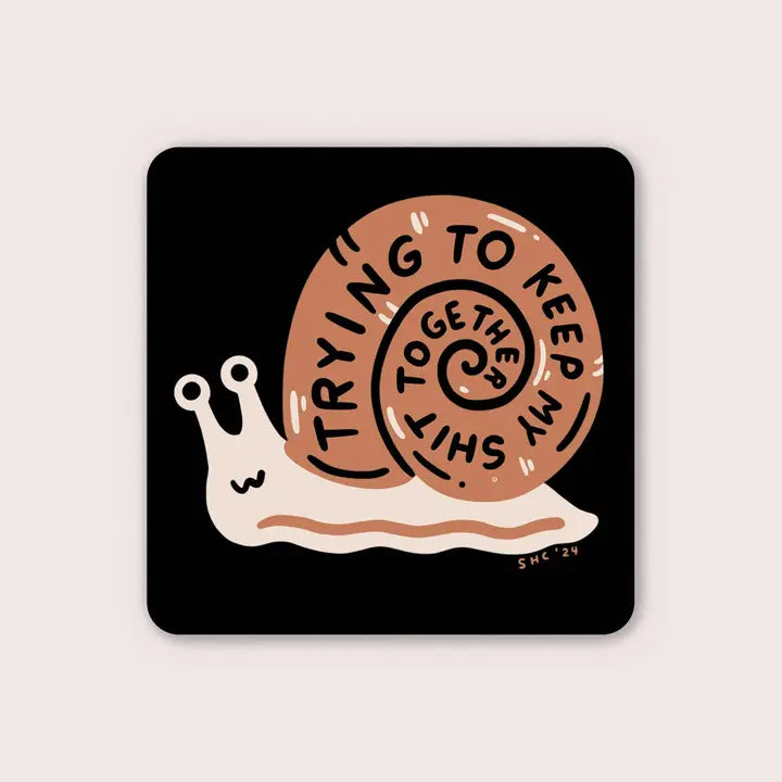 S52 Trying Vinyl Sticker