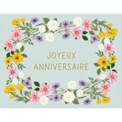 Blooming Anniversaire Card