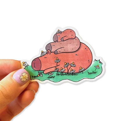 S40 Capybara Sticker Vinyl Sticker