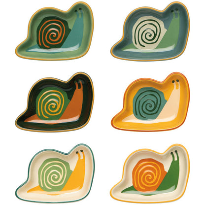 Gnome Grown Snails Pinch Bowls Set of 6