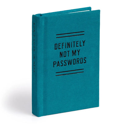 Definitely Not My Passwords - Password Diary