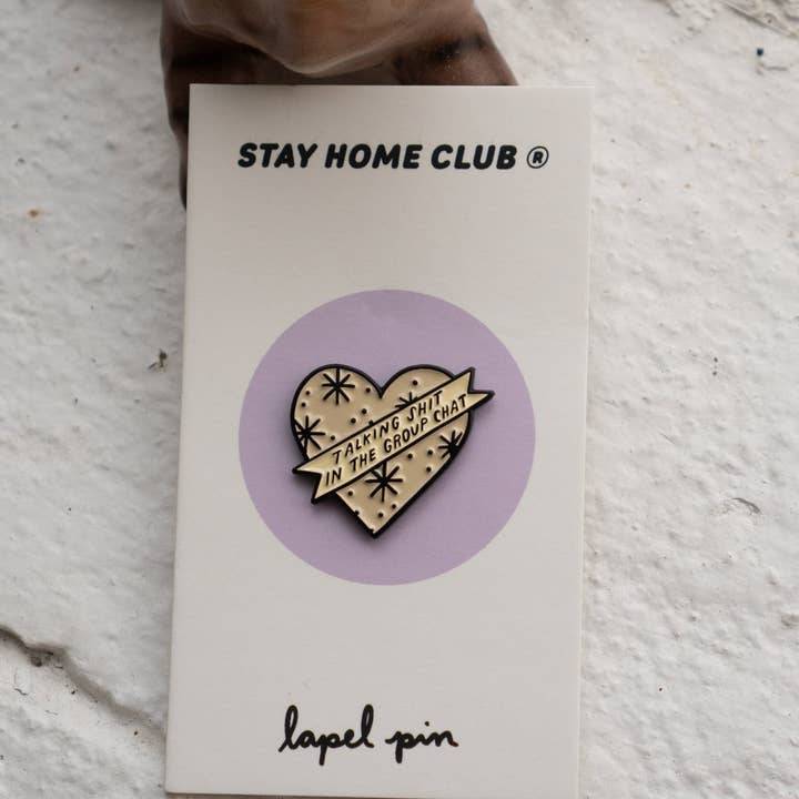 @33 Group Chat Enamel Friendship Lapel Pin