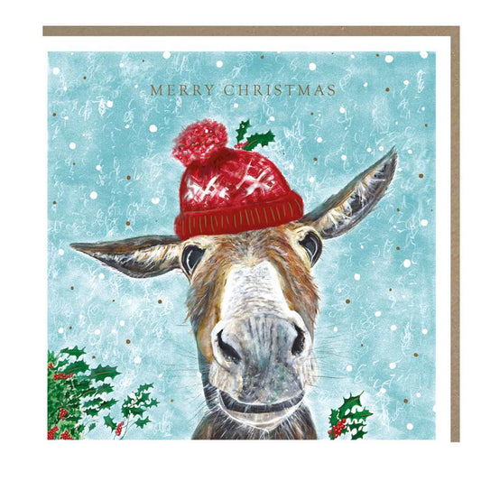 Donkey Christmas Cards Cello Pack
