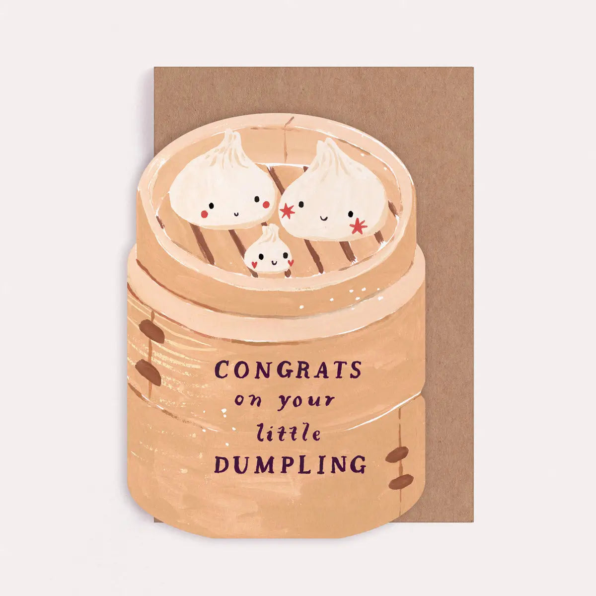 Dumpling New Baby Card