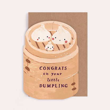 Dumpling New Baby Card