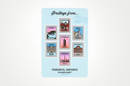 Toronto Sticker Sheet