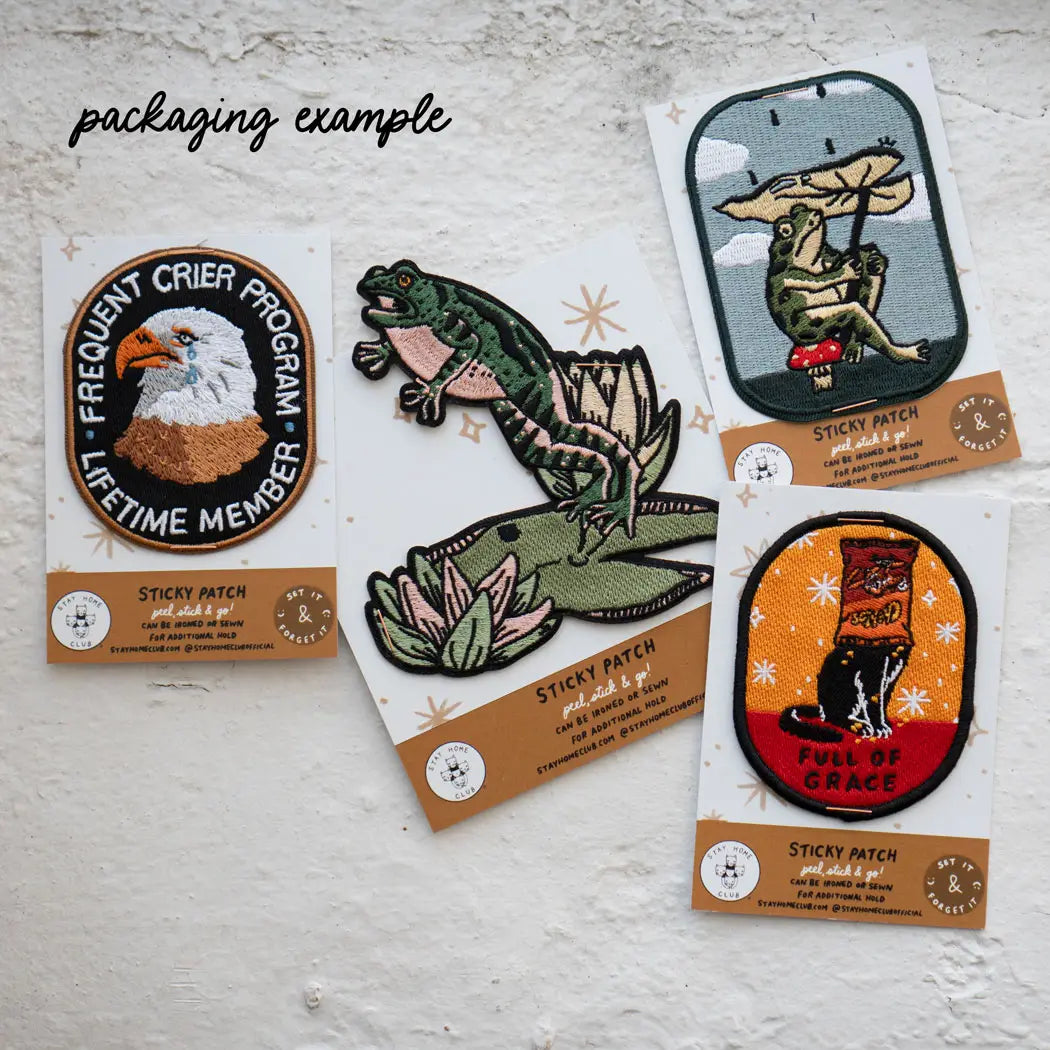 #12 Full of Grace Cat Sticky Patch