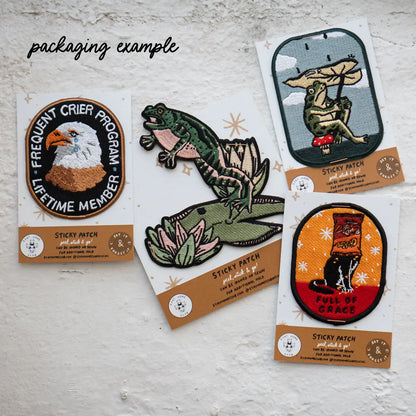 #12 Full of Grace Cat Sticky Patch
