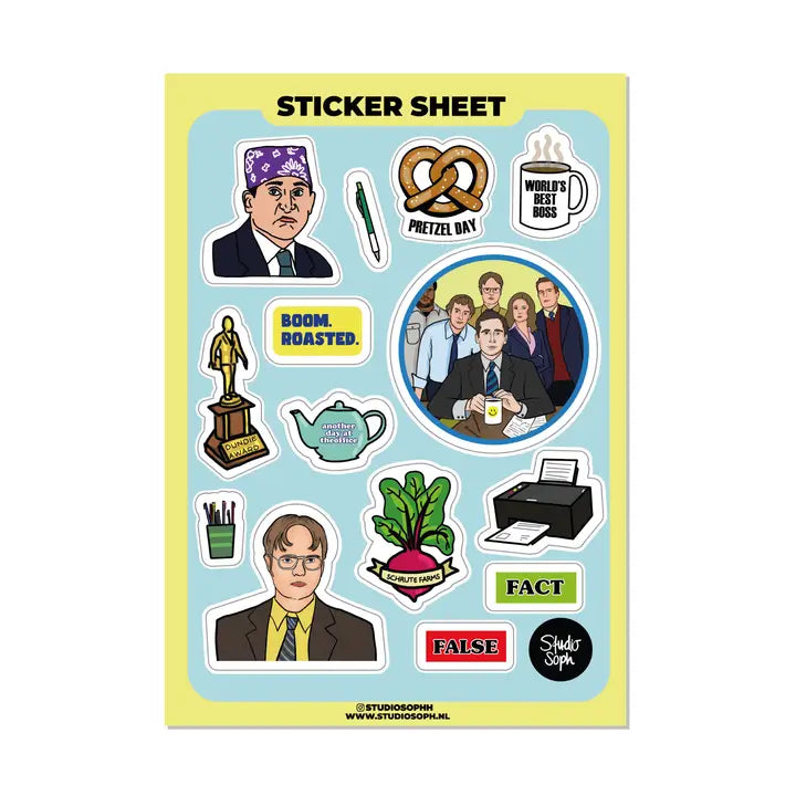 The Office Sticker Sheet