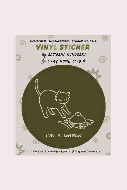 S84 I'm A Wreck (Soup) Vinyl Sticker