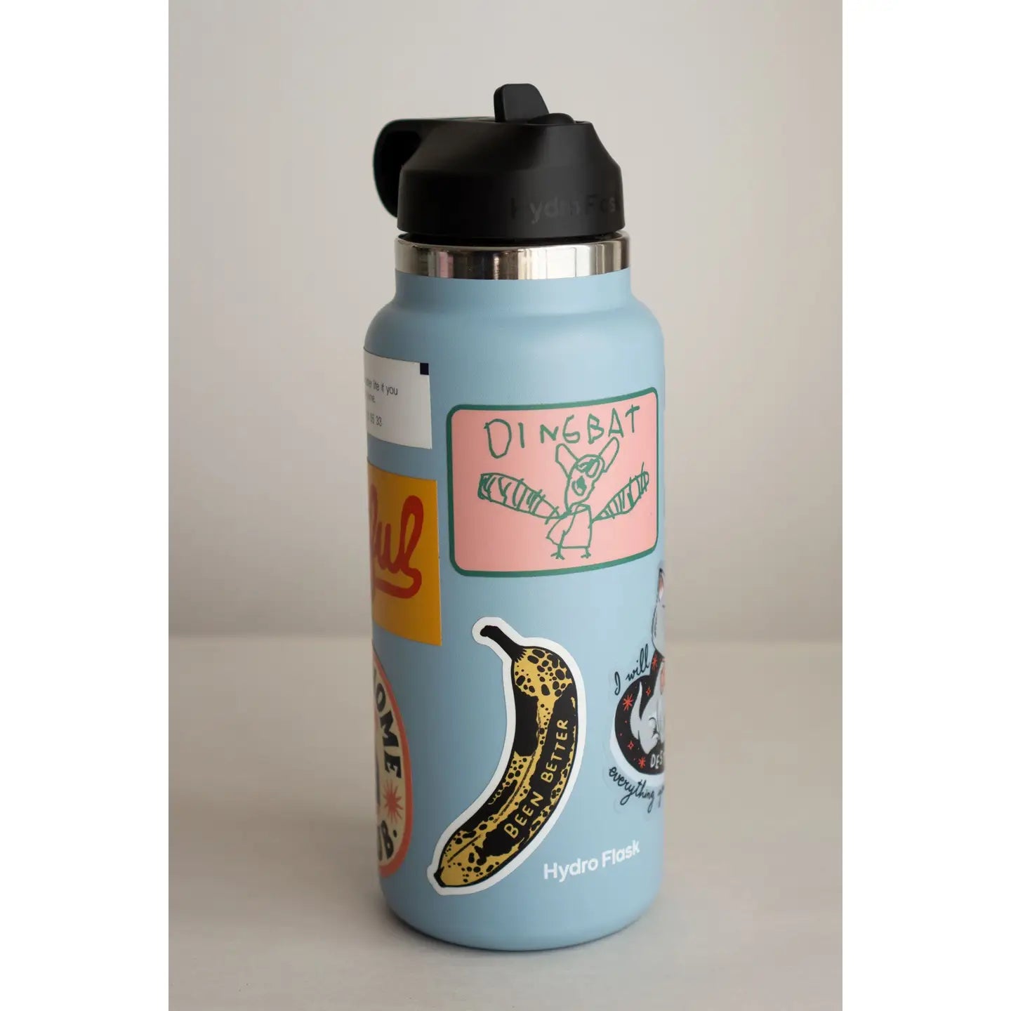 S107  Been Better (Banana) Vinyl Sticker