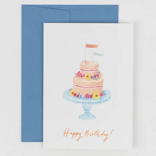 Happy Birthday Cake Card
