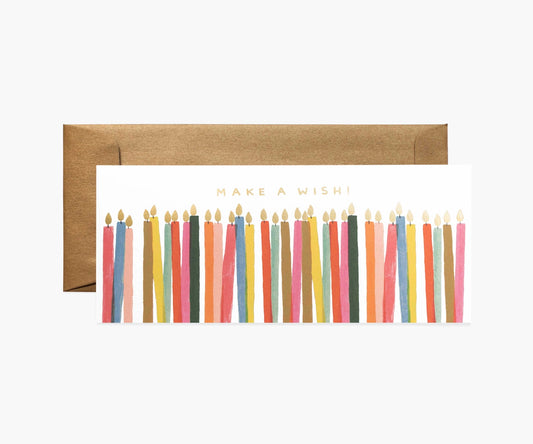 Make A Wish Candle No. 10 Card
