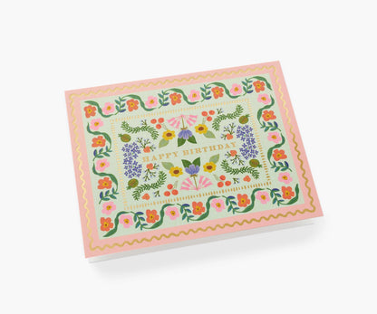 Sicily Garden Birthday Card