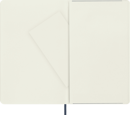 Classic Large Blue Soft Cover Square Notebook