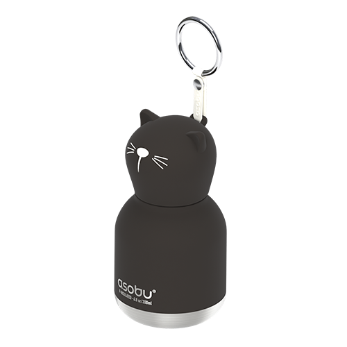 Mini Beastie Black Cat Water Bottle