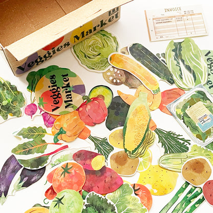 Decoration Haco Stickers Vegetable