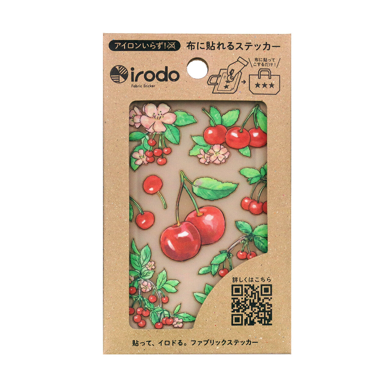 Irodo Decorative Fabric Transfer Sticker – Cherry