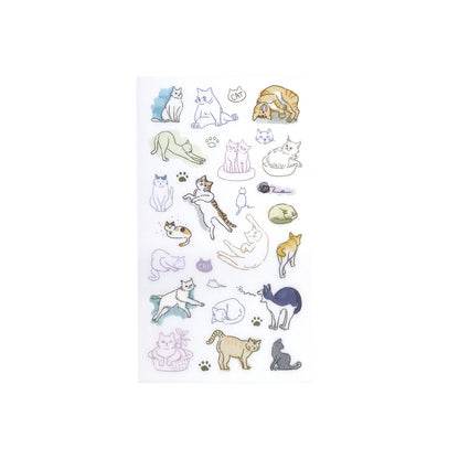 Irodo Paper Transfer Stickers – Cats
