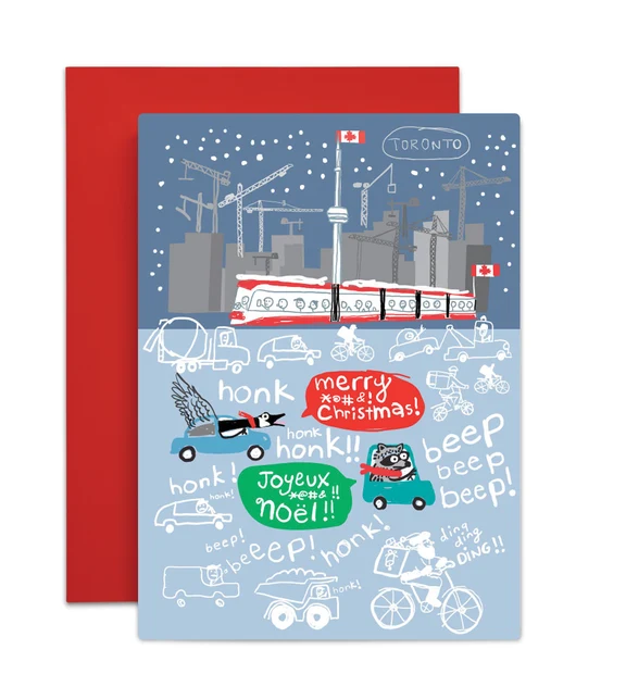 Toronto Traffic Christmas Card